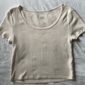 American eagle scoop neck crop top